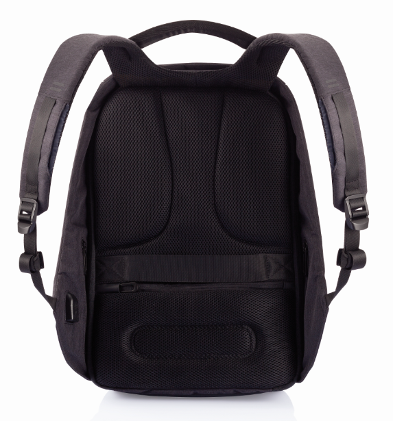 Theft Proof Backpack made with cut-proof material, hidden zipper closures and secret pockets