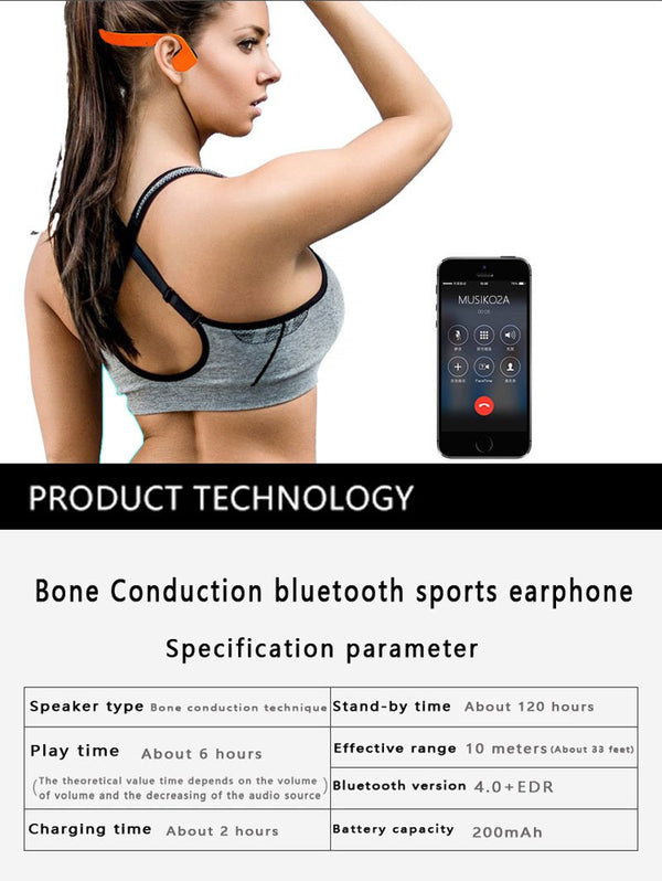 Wireless Bone Conduction Headphones