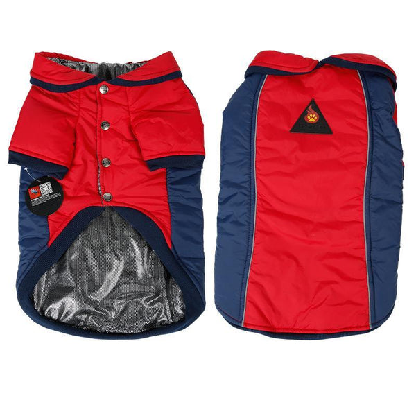 High Technology Heat Reflective Dog Coat Outdoor Jacket Waterproof Warm Pet Clothes Reversible Design for Dogs