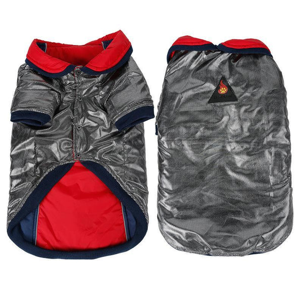 High Technology Heat Reflective Dog Coat Outdoor Jacket Waterproof Warm Pet Clothes Reversible Design for Dogs