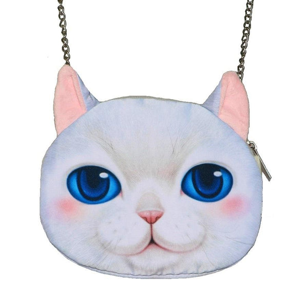 Cute Cat Face Tote Bag
