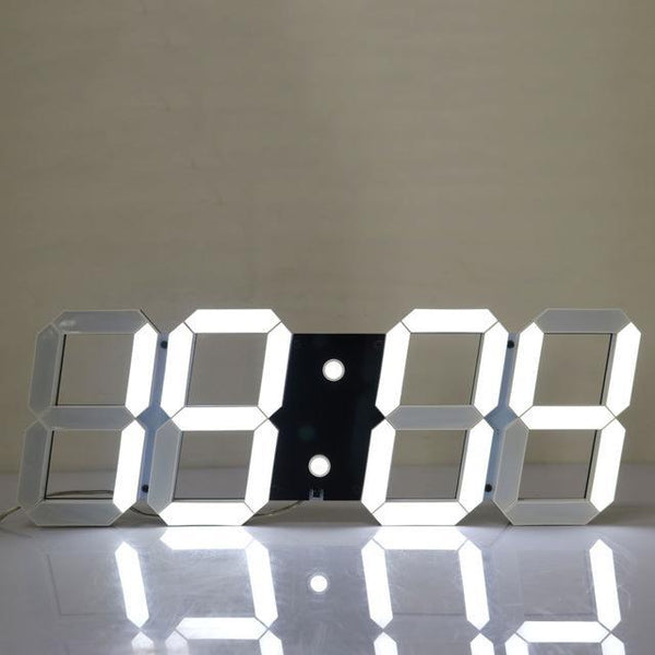 Large Digital 3D Led Wall Clock Modern Design Home Decor Duvar Saati Saat Alarms Temperature Date Countdown Timer Wall Watch