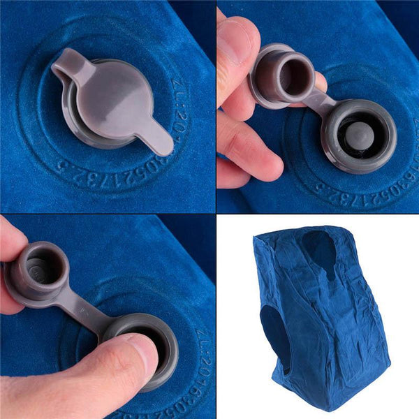 Amazing Travel Pillow body back support Foldable blow neck pillow