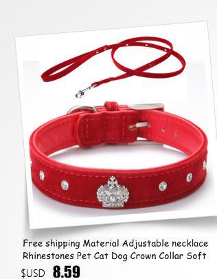 Jewelry pear Dog Collar Soft Velvet Material Adjustable necklace Pet Dog Cat Collars with 5colors