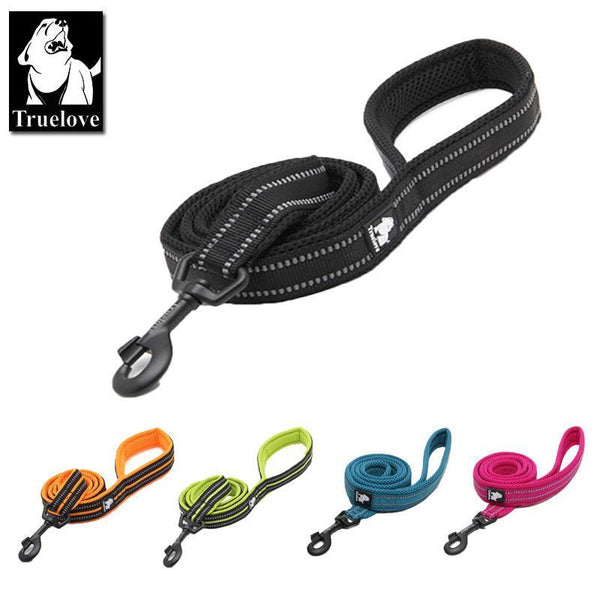 Truelove Soft Padded Mesh Dog Leash 3M Reflective Nylon Walking Training Dog Leads Stock Running Dog Pet Leash 5 Color 200cm