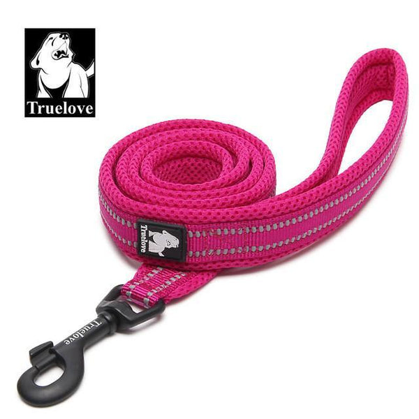 Truelove Soft Padded Mesh Dog Leash 3M Reflective Nylon Walking Training Dog Leads Stock Running Dog Pet Leash 5 Color 200cm