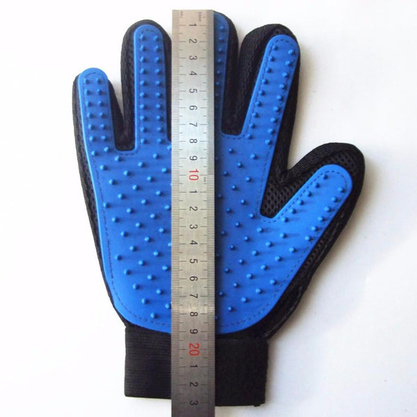 Pet Silicone True Glove Touch Deshedding Brush Cleaning Glove For Dog Cat Gentle Efficient Massage Grooming Pet Dog Accessories