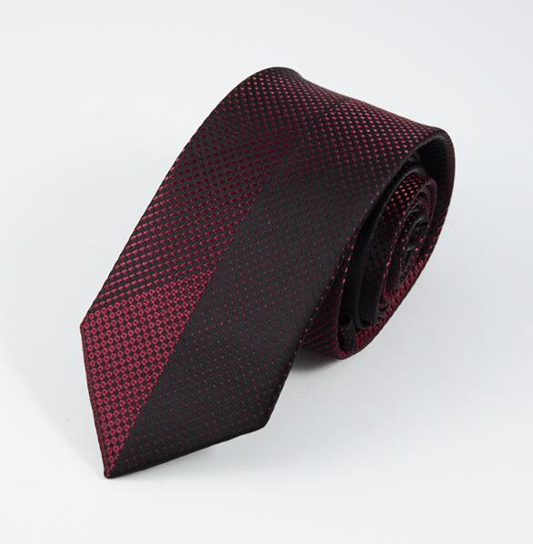 GUSLESON New Mens Ties Custom Brand Man Dot Striped Neckties Hombre 6 cm Gravata Slim Tie Classic Business Casual Tie For Men