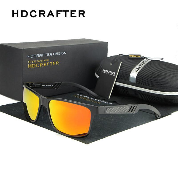 HDCRAFTER Brand New Sunglasses Metal Frame Unisex Rectangle Goggle Driving Sun Glasses Eyewear Accessories