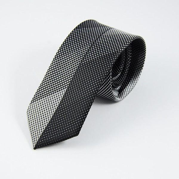 GUSLESON New Mens Ties Custom Brand Man Dot Striped Neckties Hombre 6 cm Gravata Slim Tie Classic Business Casual Tie For Men