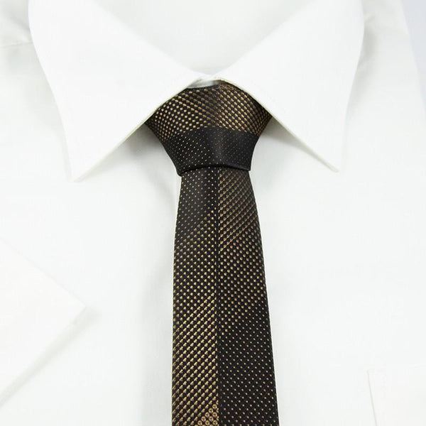 GUSLESON New Mens Ties Custom Brand Man Dot Striped Neckties Hombre 6 cm Gravata Slim Tie Classic Business Casual Tie For Men