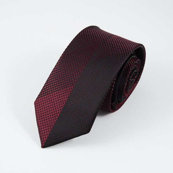 GUSLESON New Mens Ties Custom Brand Man Dot Striped Neckties Hombre 6 cm Gravata Slim Tie Classic Business Casual Tie For Men