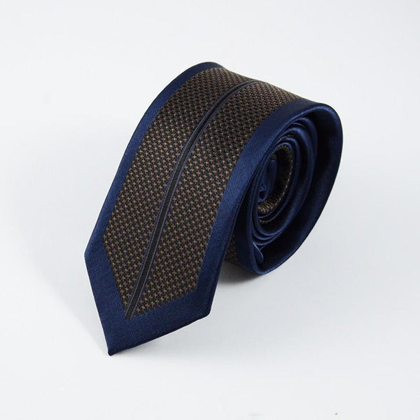 GUSLESON New Mens Ties Custom Brand Man Dot Striped Neckties Hombre 6 cm Gravata Slim Tie Classic Business Casual Tie For Men