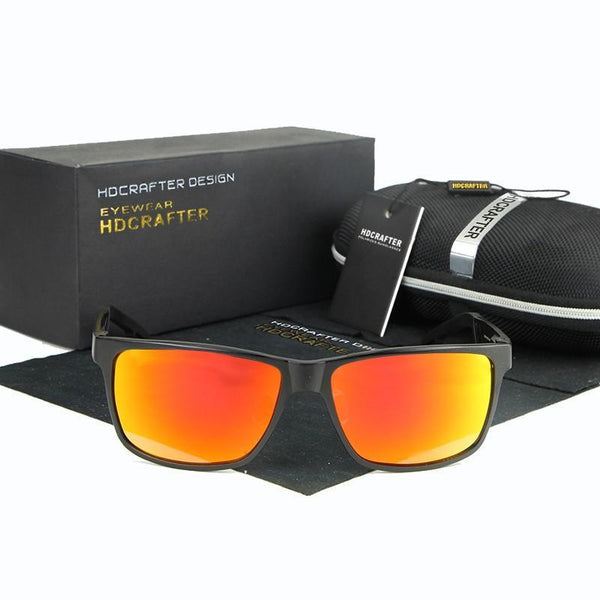 HDCRAFTER Brand New Sunglasses Metal Frame Unisex Rectangle Goggle Driving Sun Glasses Eyewear Accessories