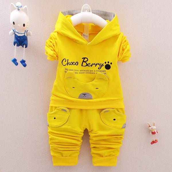 2017 fashion Kids clothes Long sleeves and trousers Sets 2 pieces suit Spring suit Boys and girls Children's clothing Cotton