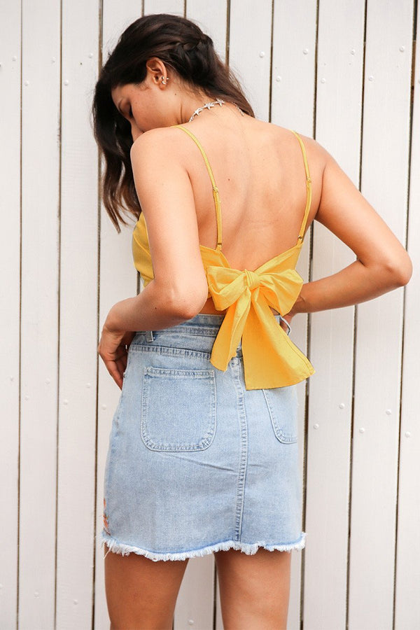 Belt lace up camisole tank top tees women Summer beach bow female cami crop top Sexy backless sleeveless short top