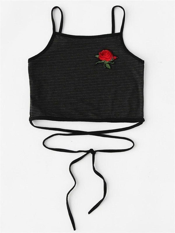 2017 Women Vintage Crop Top Batman Print Sexy Black Cropped Tops Harajuku Womens Bandage Strap Tops Summer Fashion Camis Vest