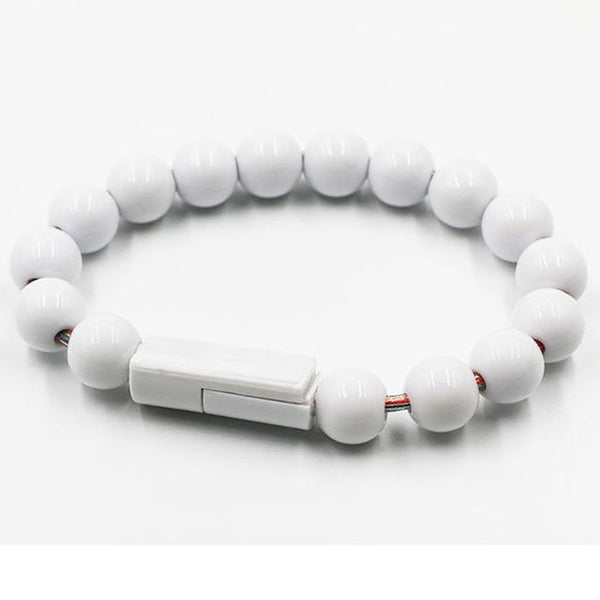Beaded Bracelet USB Charging Cable