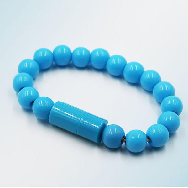 Beaded Bracelet USB Charging Cable