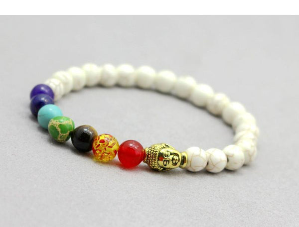 Joyme New 7 Chakra Bracelet Men Black Lava Healing Balance Beads Reiki Buddha Prayer Natural Stone Yoga Bracelet For Women