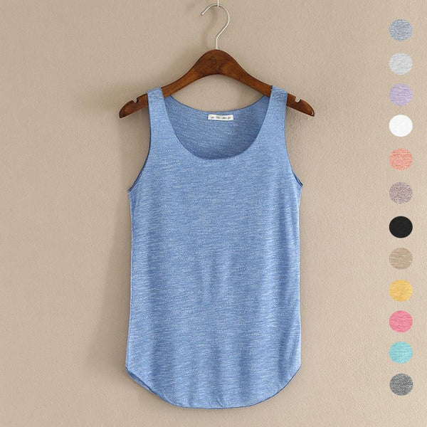 Summer Fitness Tank Top New T Shirt Plus Size Loose Model Women T-shirt Cotton O-neck Slim Tops Fashion Woman Clothes