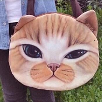 Cute Cat Face Tote Bag