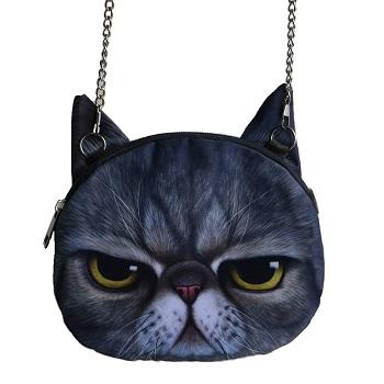 Cute Cat Face Tote Bag