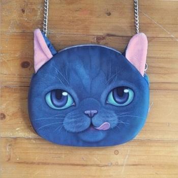 Cute Cat Face Tote Bag