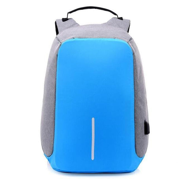 Theft Proof Backpack made with cut-proof material, hidden zipper closures and secret pockets