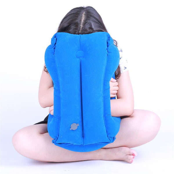 Amazing Travel Pillow body back support Foldable blow neck pillow