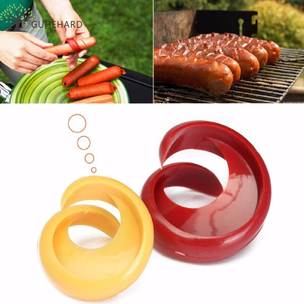 Manual Fancy Sausage, Spiral Barbecue, Hot Dogs Cutter