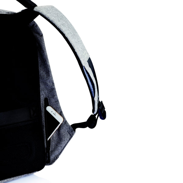 Theft Proof Backpack made with cut-proof material, hidden zipper closures and secret pockets