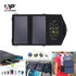 ALLPOWERS Solar Panel Charger Dual USB 5V2A(Max.) Portable Solar Panel Phone Charger for iPhone iPad Samsung Huawei etc.