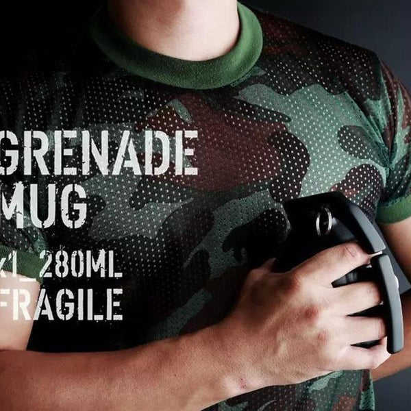 Creative Grenade Coffee Mugs  Practical Water cup with Lid Funny Gifts Granada creativa taza de cafe