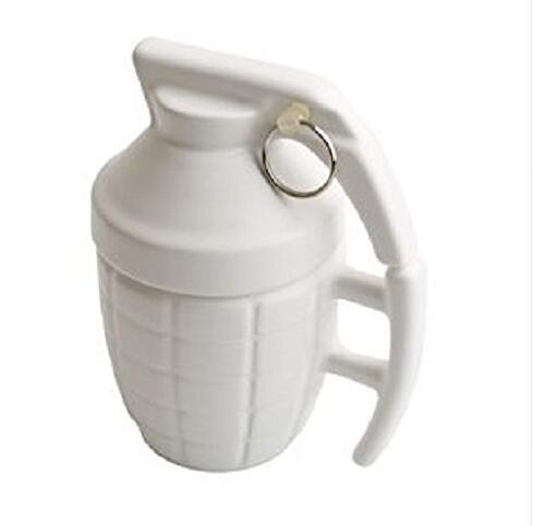 Creative Grenade Coffee Mugs  Practical Water cup with Lid Funny Gifts Granada creativa taza de cafe