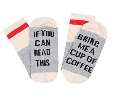 Custom wine socks If You can read this Bring Me a Glass of Wine Socks autumn spring fall 2018 new arrival
