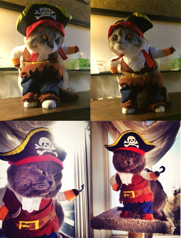 80% OFF Funny Cat/Dog pet Pirate Costume