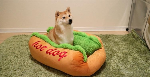 Hot Doggy Dog Bed