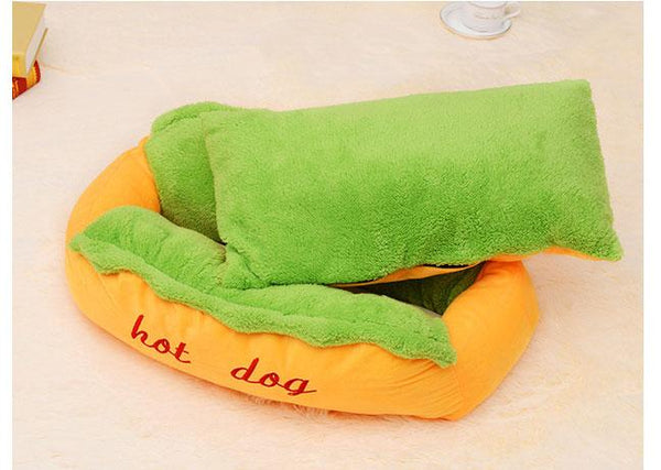 Hot Doggy Dog Bed