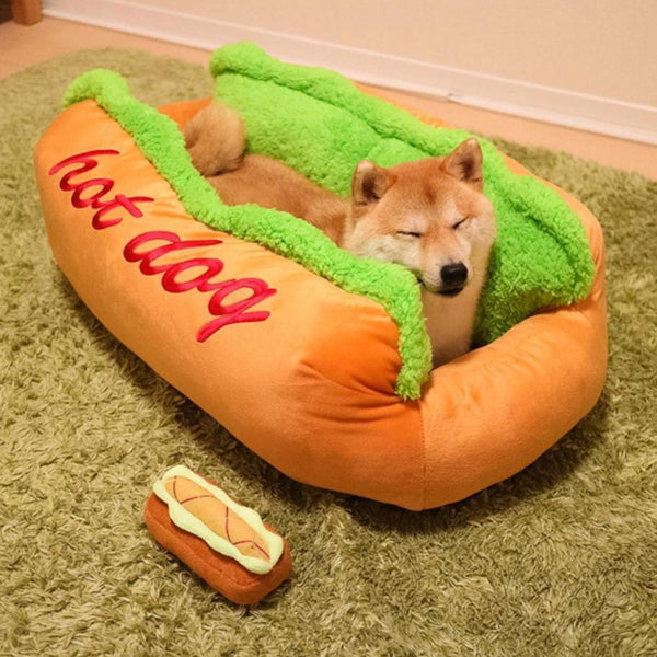 Hot Doggy Dog Bed