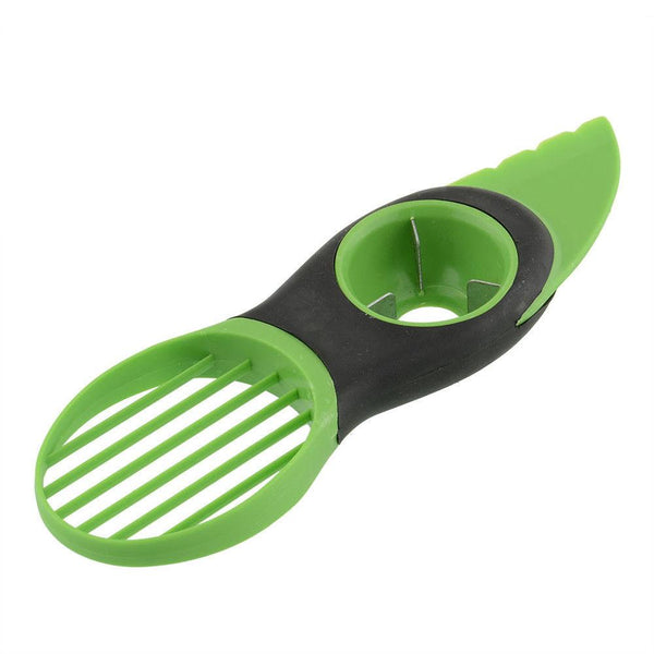 Avocado Slicer 3-in-1 Plastic Fruit Pitter Cooking Tools Durable Blade