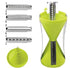 4-Blade Spiral Vegetable Slicer Cutter for Carrot Cucumber Potato Courgette zucchini