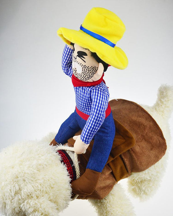 RIDE EM' COWBOY DOG COSTUME *FREE WORLDWIDE SHIPPING!*