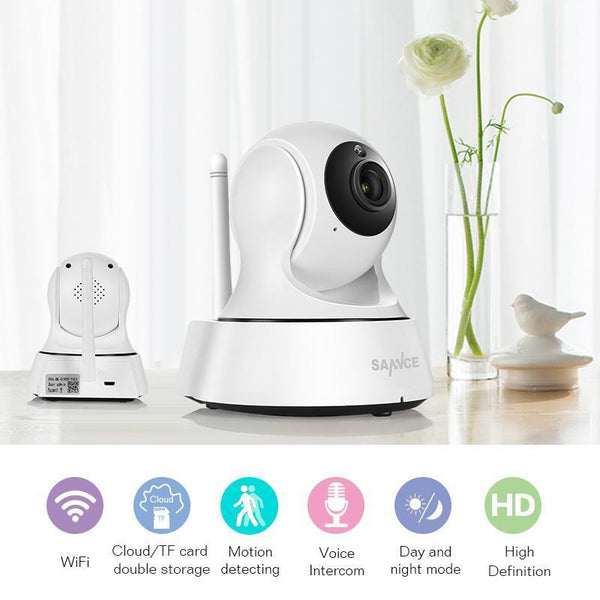 SANNCE Home Security IP Camera Wi-Fi Wireless Mini Network Camera Surveillance Wifi 720P Night Vision CCTV Camera Baby Monitor