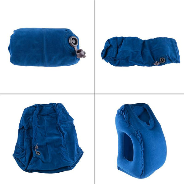 Amazing Travel Pillow body back support Foldable blow neck pillow