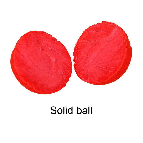 Solid Rubber Dog Chew Training Ball Toys Tooth Cleaning Chew Ball Puppy Pet Play Training Chewing Toy With Rope Handle