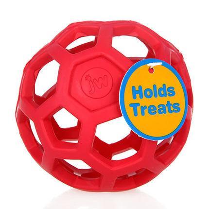 HOOPET Drain Food Ball Dog Toy Natural Non-Toxic Rubber Teddy Golden Dog Geometric Toy Ball Bite-Resistant Teeth 3Colors