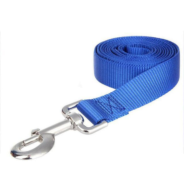 Short Dog Pet Lead Leash for Dogs Cats Red Green Blue Nylon Walk Dog Leash Selectable Size Outdoor Security Training Dog Harness