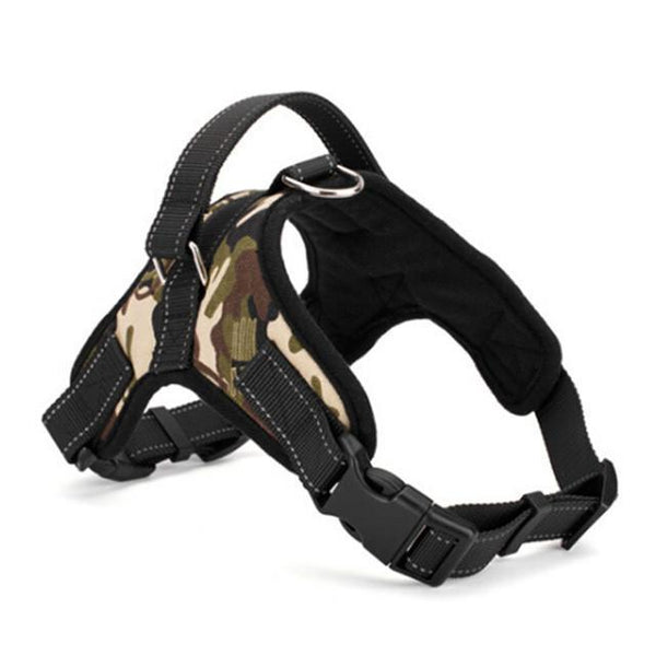 Hot Dog Adjustable Harness C Leopard Campo Professional Out Door Dog Harness Hand Strap for Small Large Dogs Pitbulls