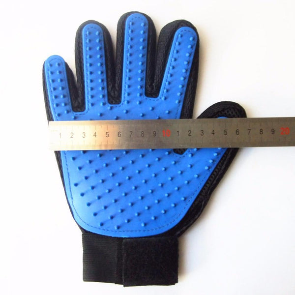 Pet Silicone True Glove Touch Deshedding Brush Cleaning Glove For Dog Cat Gentle Efficient Massage Grooming Pet Dog Accessories